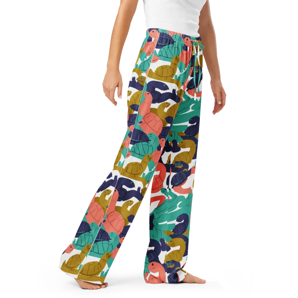 Shell Parade on Women's Pajama Pants — Right Front