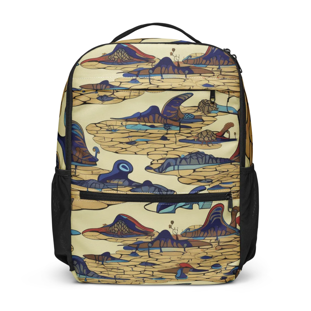 Fossil Lagoon on Utility Backpack — Front