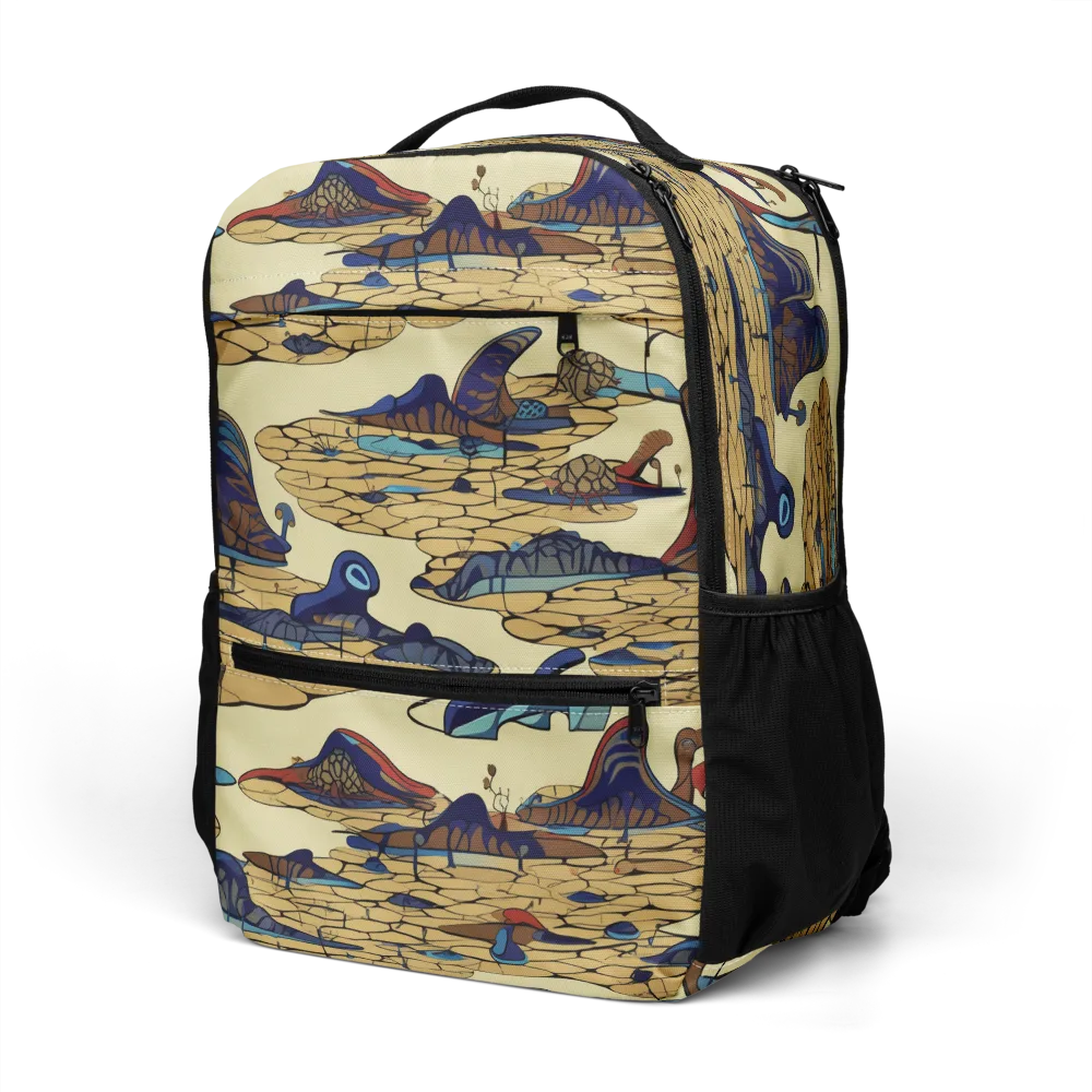 Fossil Lagoon on Utility Backpack — Left Front