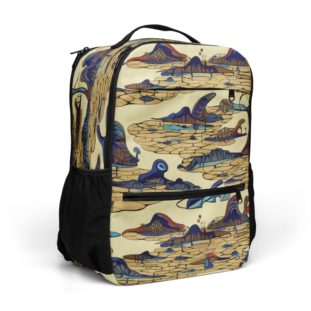 Fossil Lagoon on Utility Backpack — Right Front