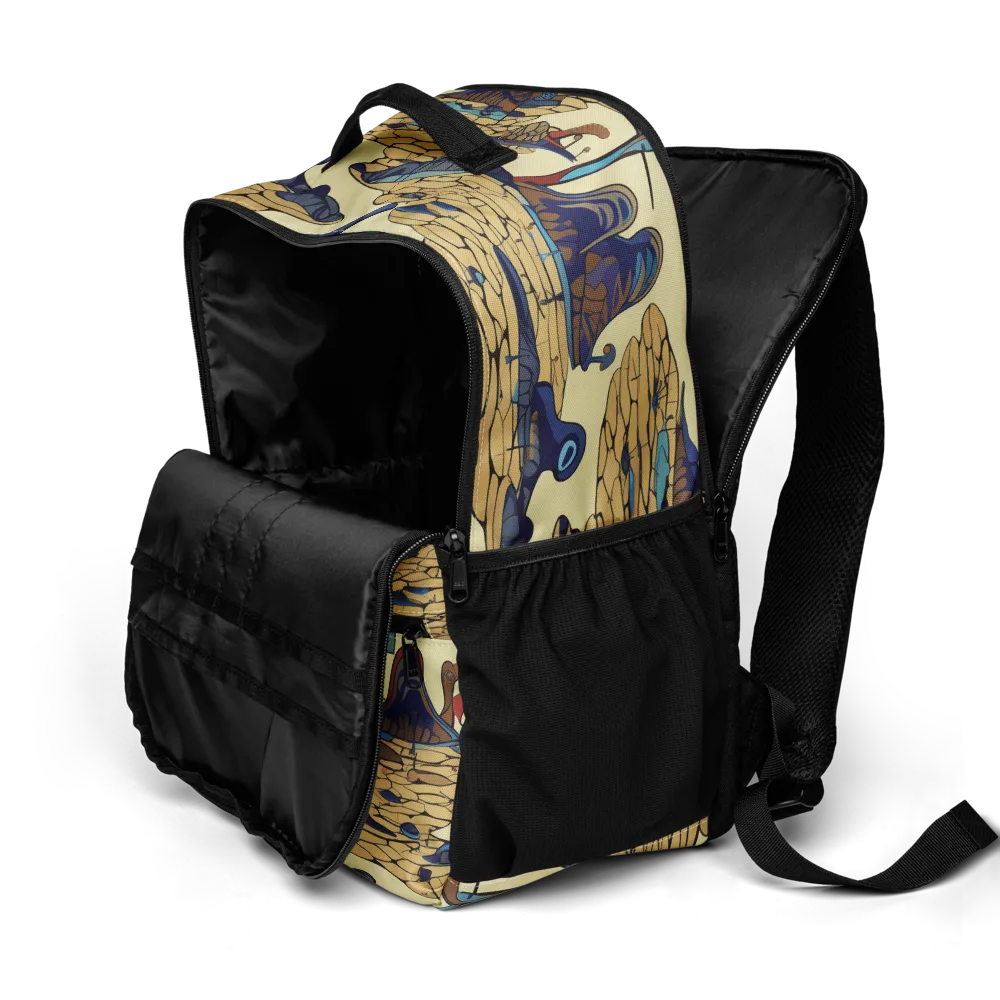 Fossil Lagoon on Utility Backpack — Product details 2