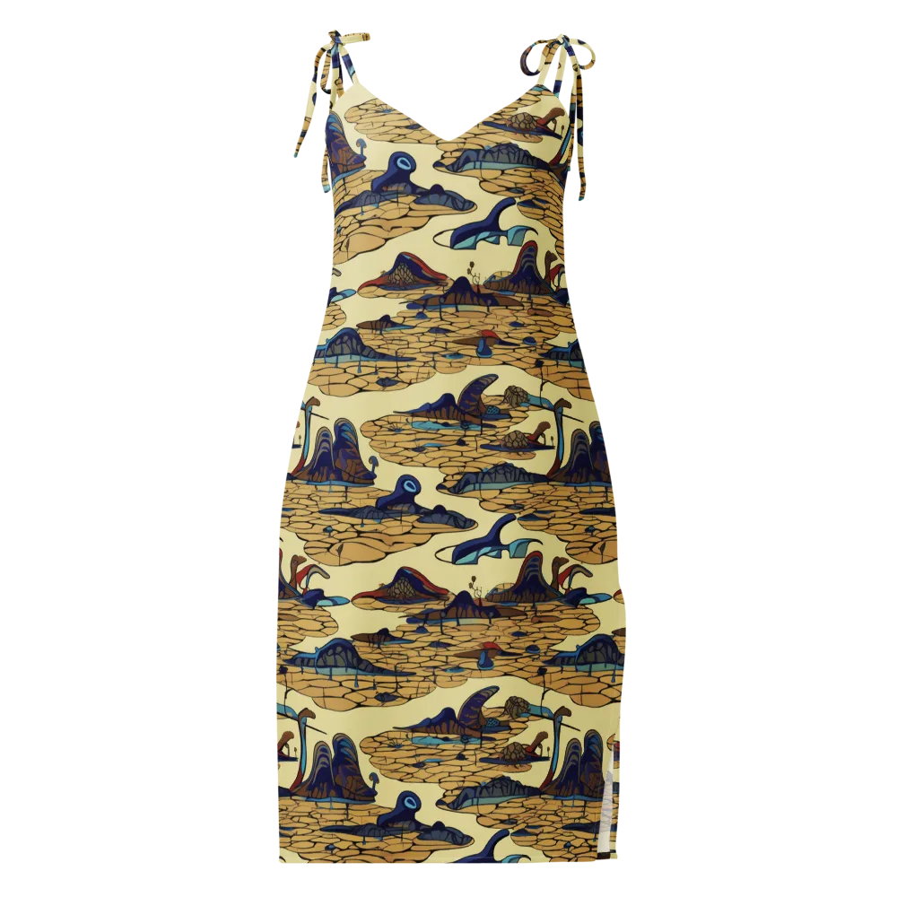 Fossil Lagoon on Slip Dress — Front