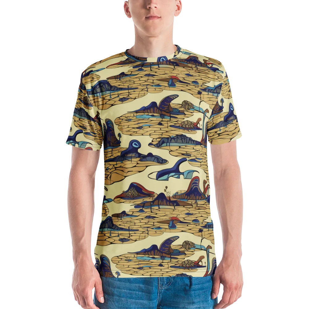 Fossil Lagoon on Men's Crew Neck T-Shirt — Front