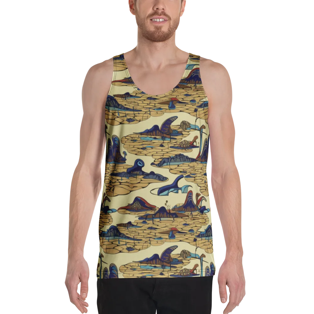 Fossil Lagoon on Men's Tank Top — Front