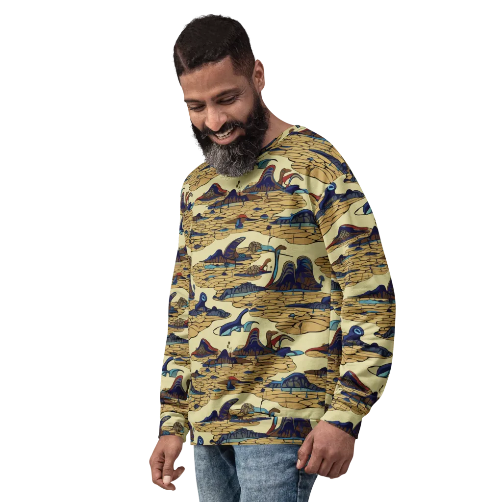 Fossil Lagoon on Sweatshirt — Left Front