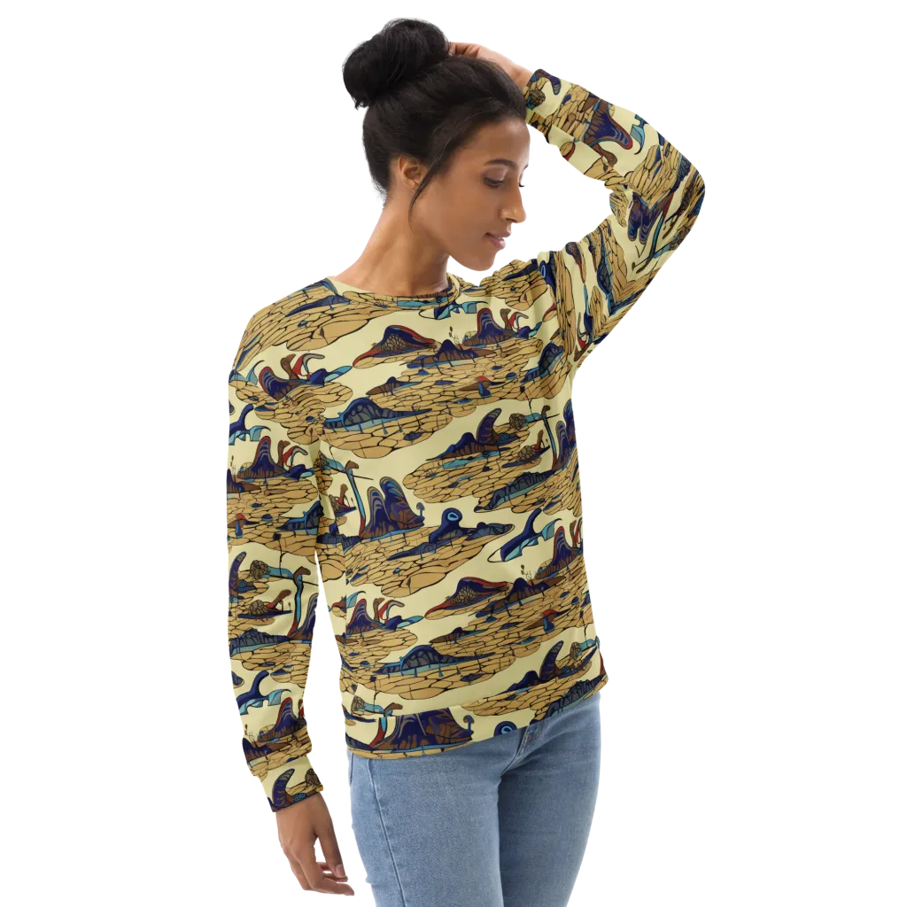 Fossil Lagoon on Sweatshirt — Right Front