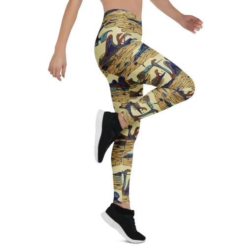 Fossil Lagoon on a Leggings