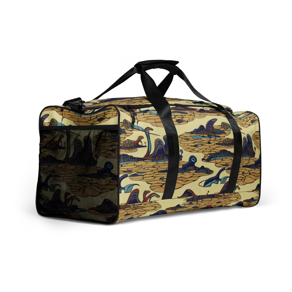Fossil Lagoon on Duffle Bag — Right Front