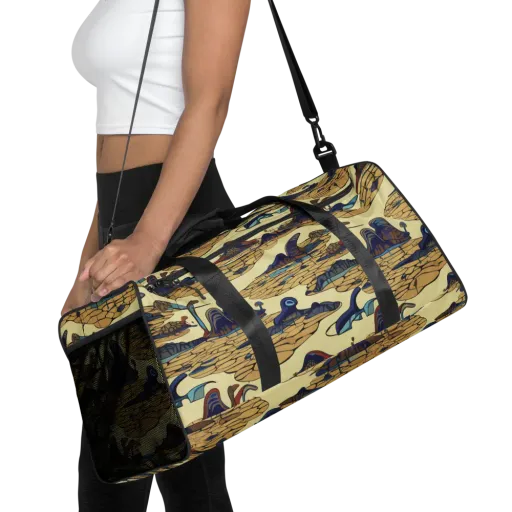 Fossil Lagoon on a Duffle Bag
