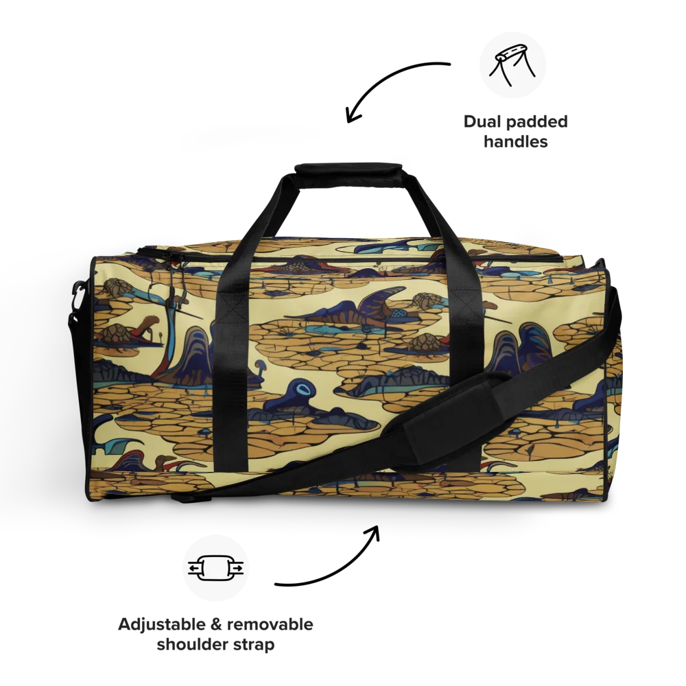 Fossil Lagoon on Duffle Bag — Front
