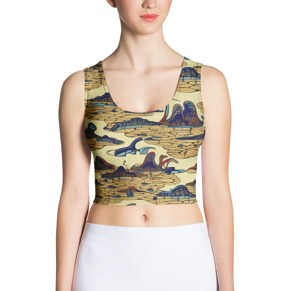 Fossil Lagoon on Crop Top — Front