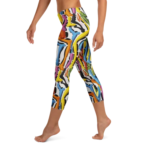 Chromatic Limbo on a Capri Leggings