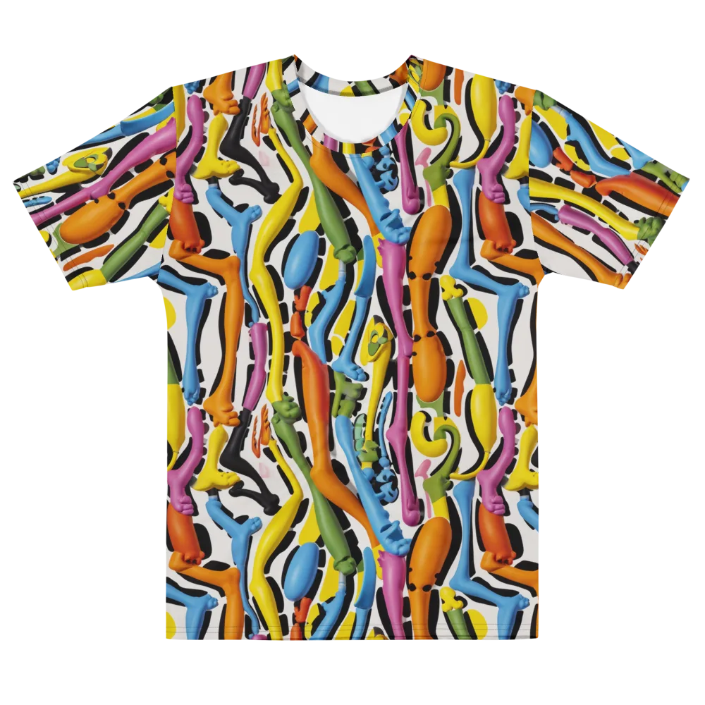 Chromatic Limbo on Men's Cotton Crew Neck T-Shirt — Front