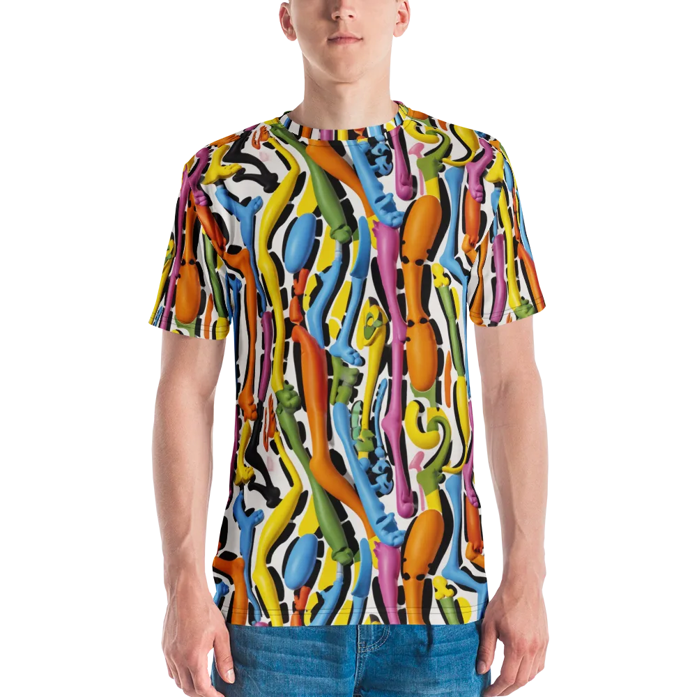 Chromatic Limbo on Men's Crew Neck T-Shirt — Front