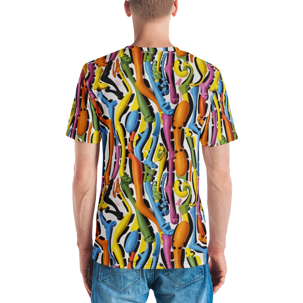 Chromatic Limbo on Men's Crew Neck T-Shirt — Back
