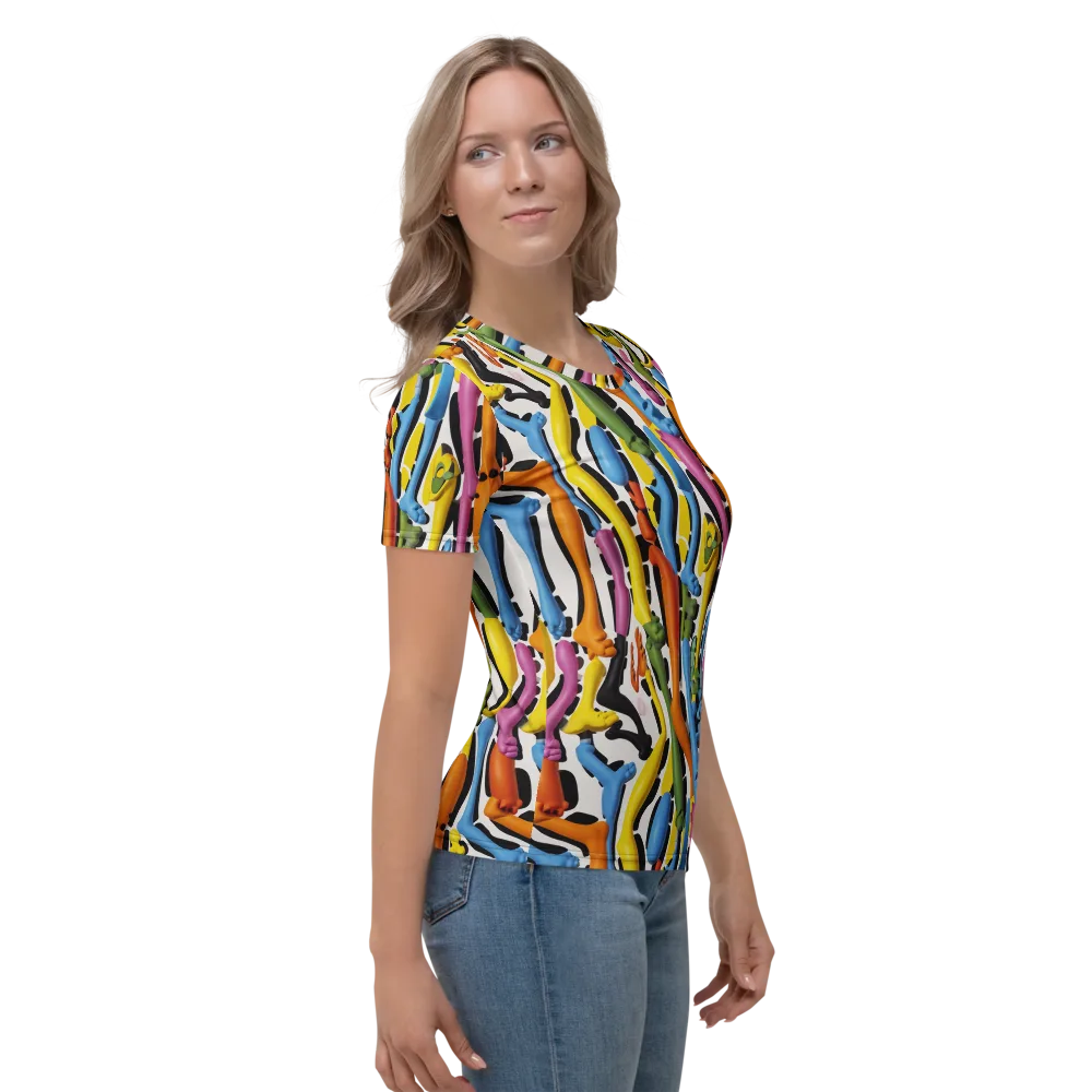 Chromatic Limbo on Women's Crew Neck T-Shirt — Right