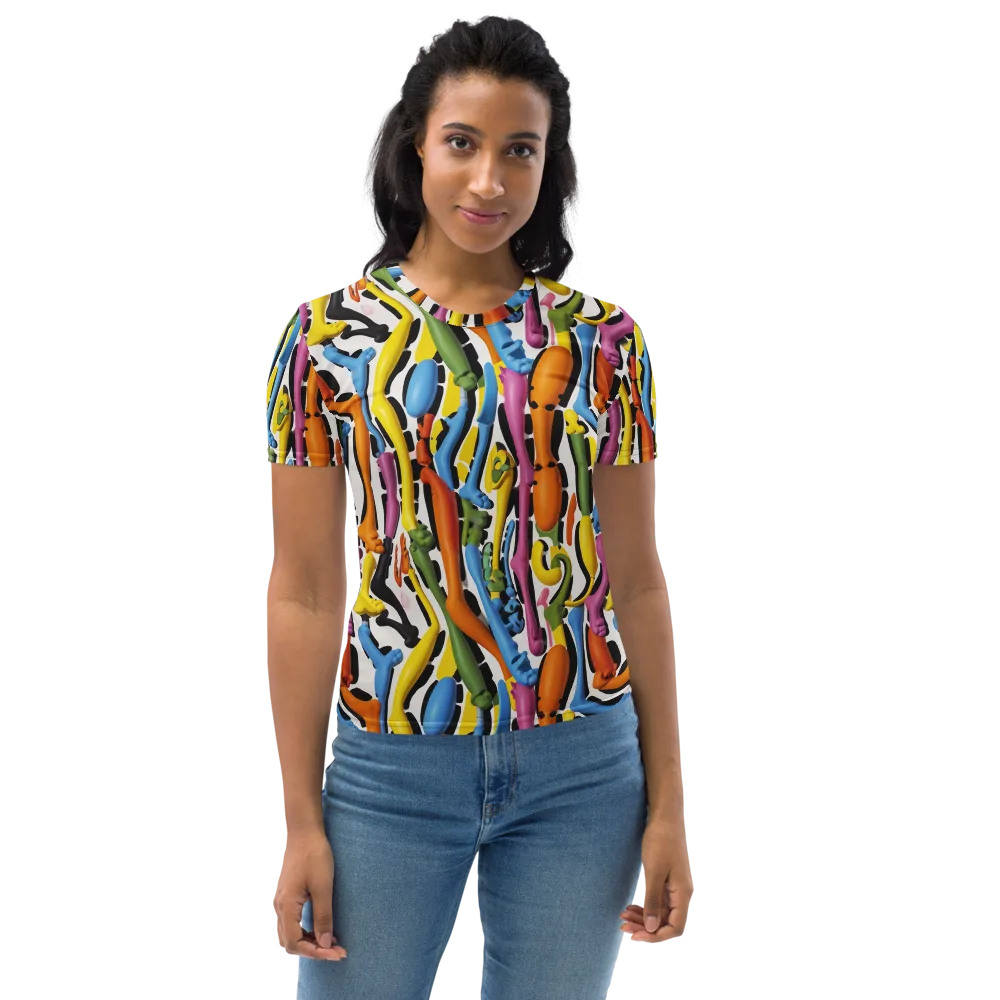 Chromatic Limbo on Women's Crew Neck T-Shirt — Front