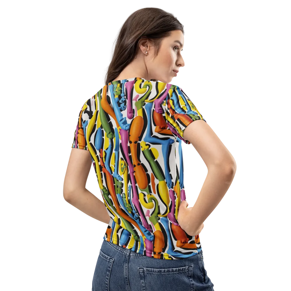 Chromatic Limbo on Women's Crew Neck T-Shirt — Back