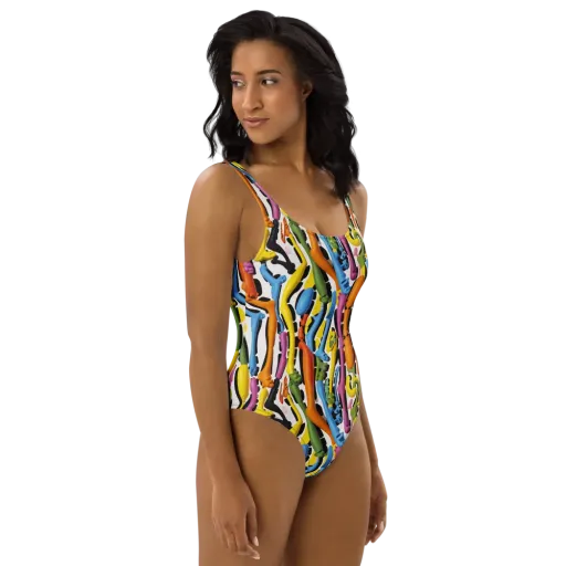 Chromatic Limbo on a One-Piece Swimsuit