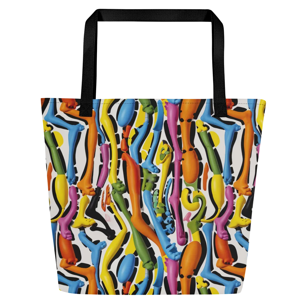 Chromatic Limbo on Large Tote Bag W/ Pocket — Front