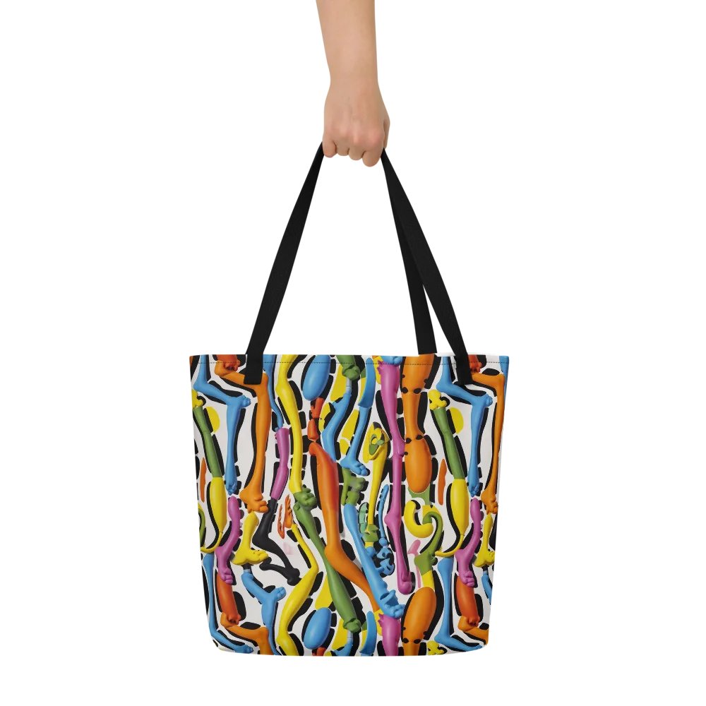 Chromatic Limbo on Large Tote Bag W/ Pocket — Front