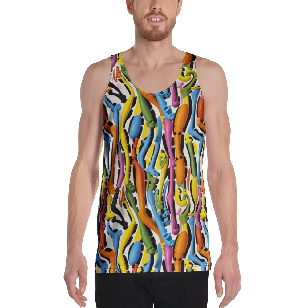 Chromatic Limbo on Men's Tank Top — Front