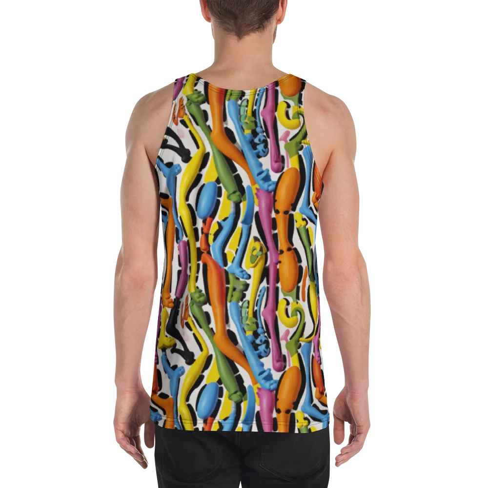 Chromatic Limbo on Men's Tank Top — Back