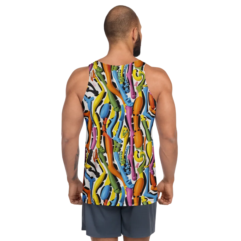 Chromatic Limbo on Men's Tank Top — Back