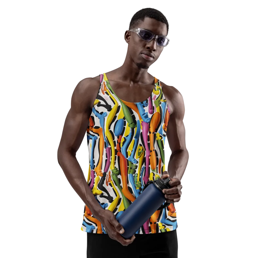 Chromatic Limbo on Men's Tank Top — Front