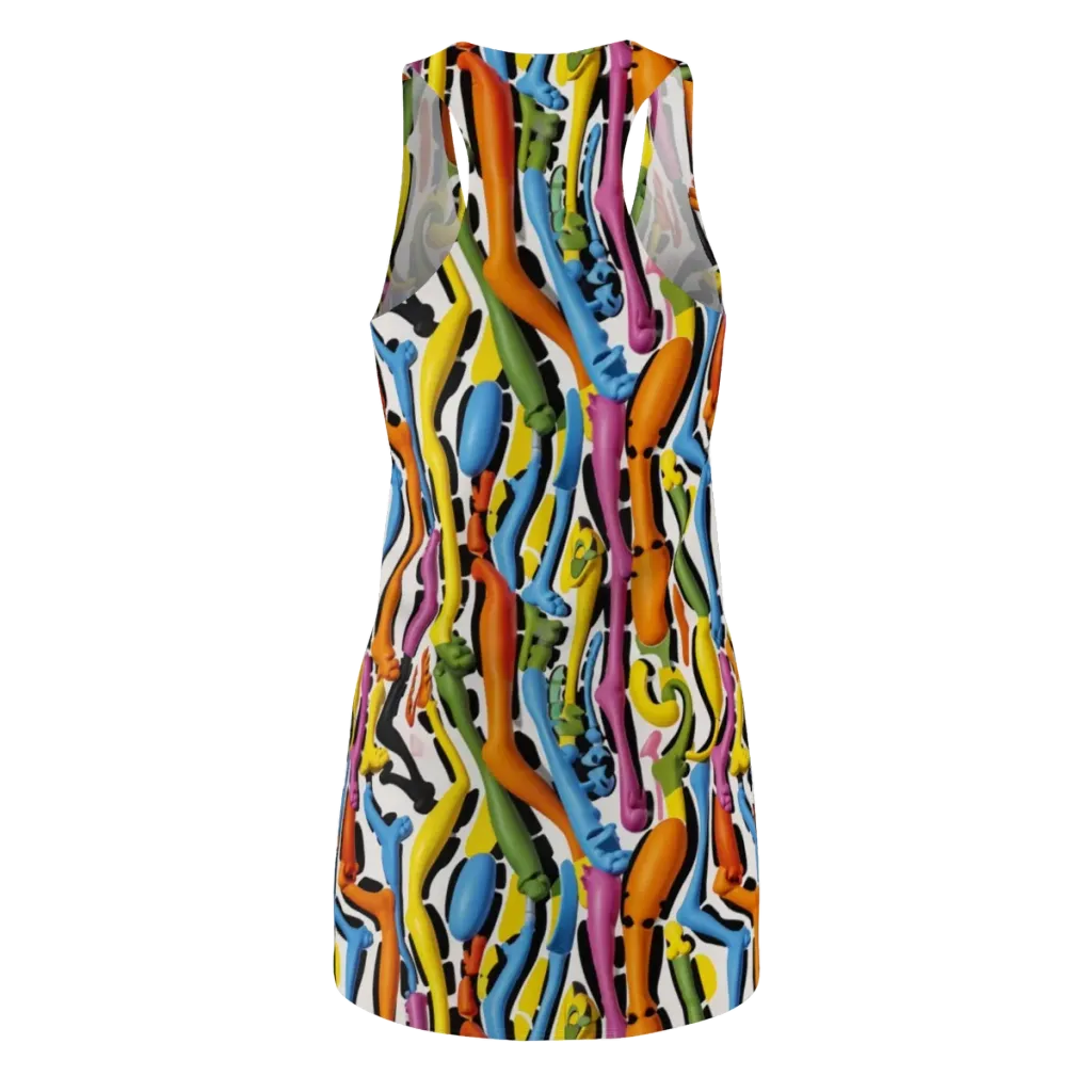 Chromatic Limbo on Racerback Dress — Back