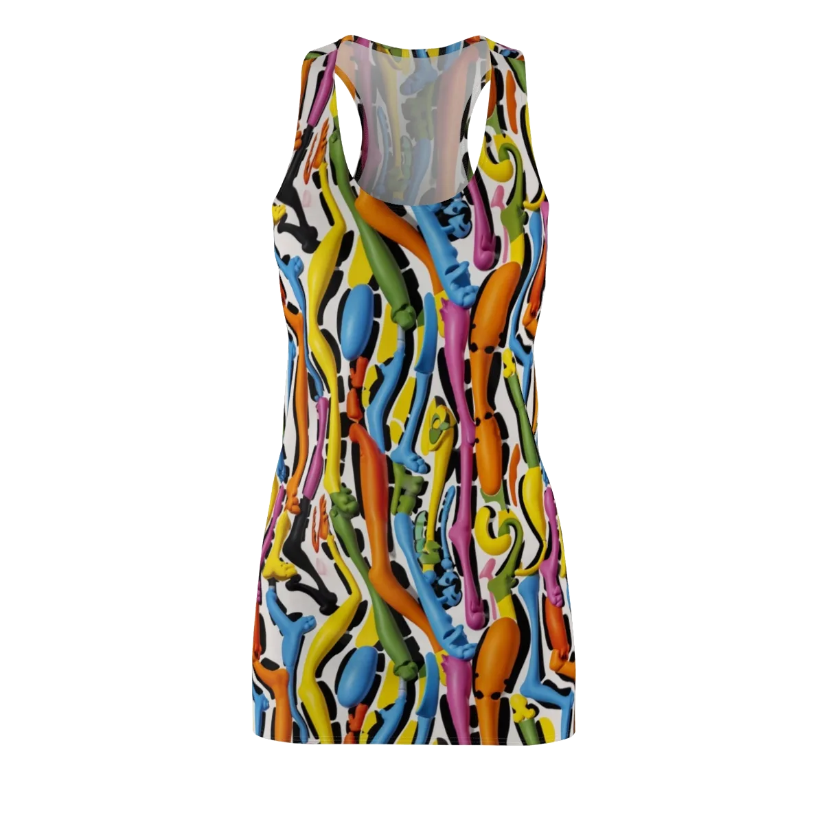 Chromatic Limbo on Racerback Dress — Front