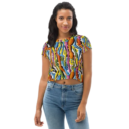 Chromatic Limbo on a Crop Tee