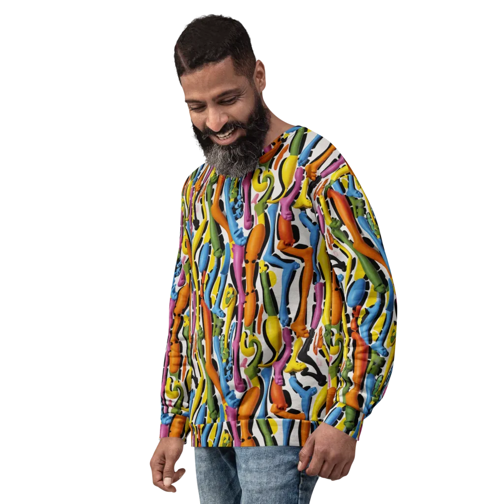 Chromatic Limbo on Sweatshirt — Left Front