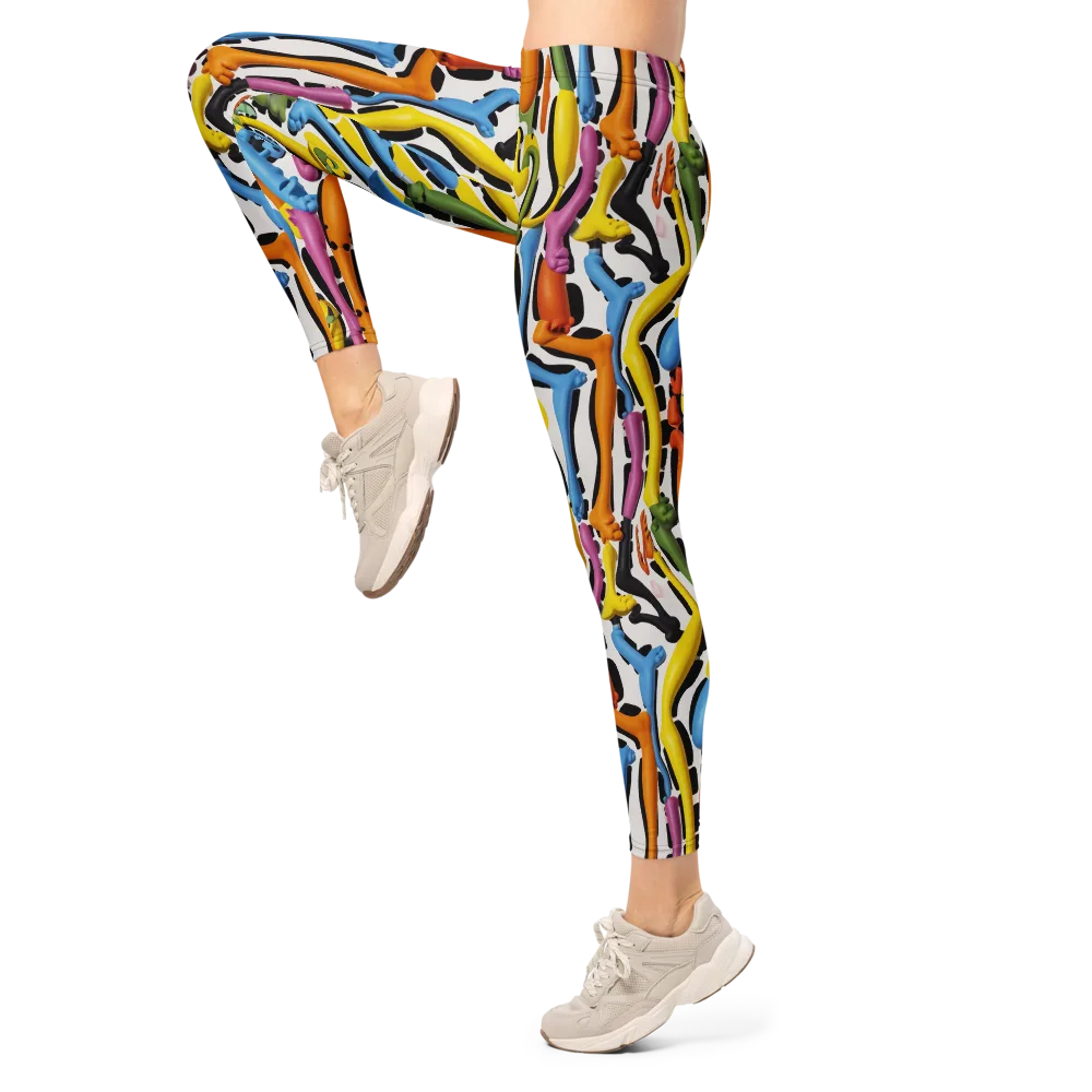 Chromatic Limbo on Leggings — Left