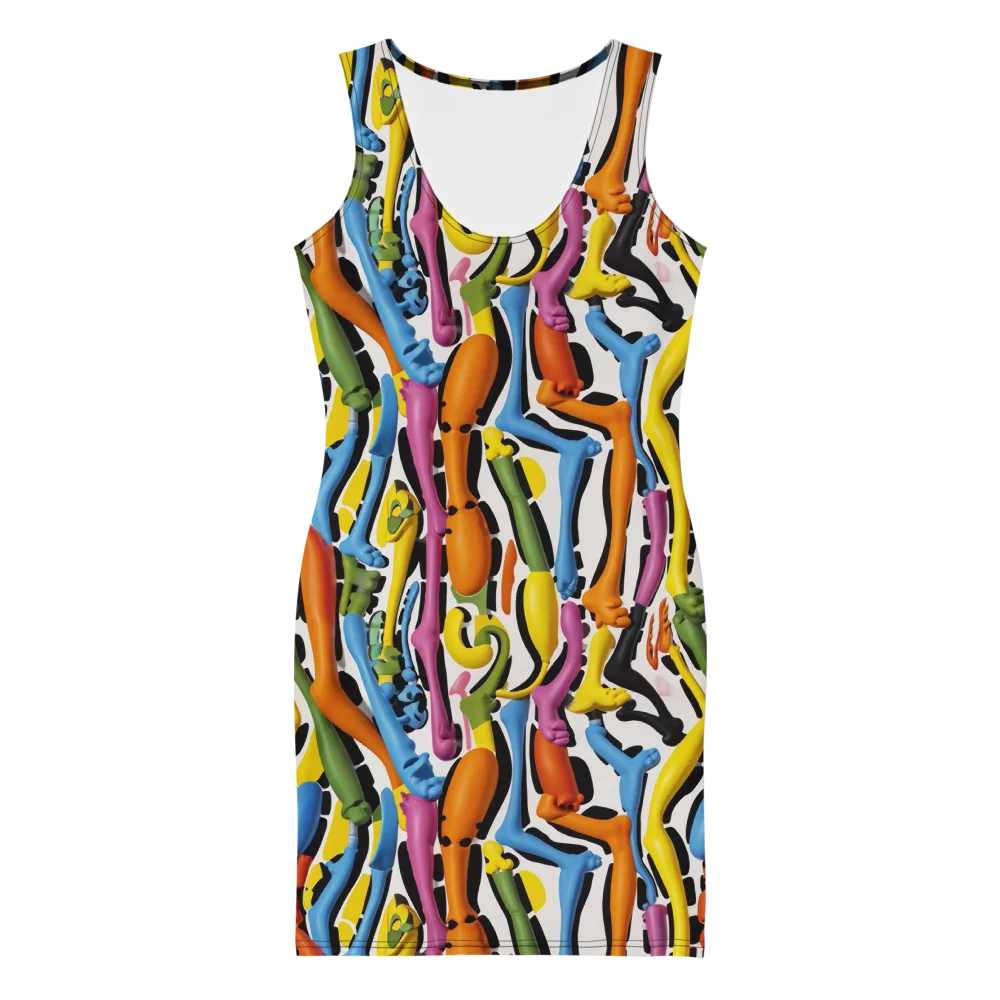 Chromatic Limbo on Bodycon Dress — Front
