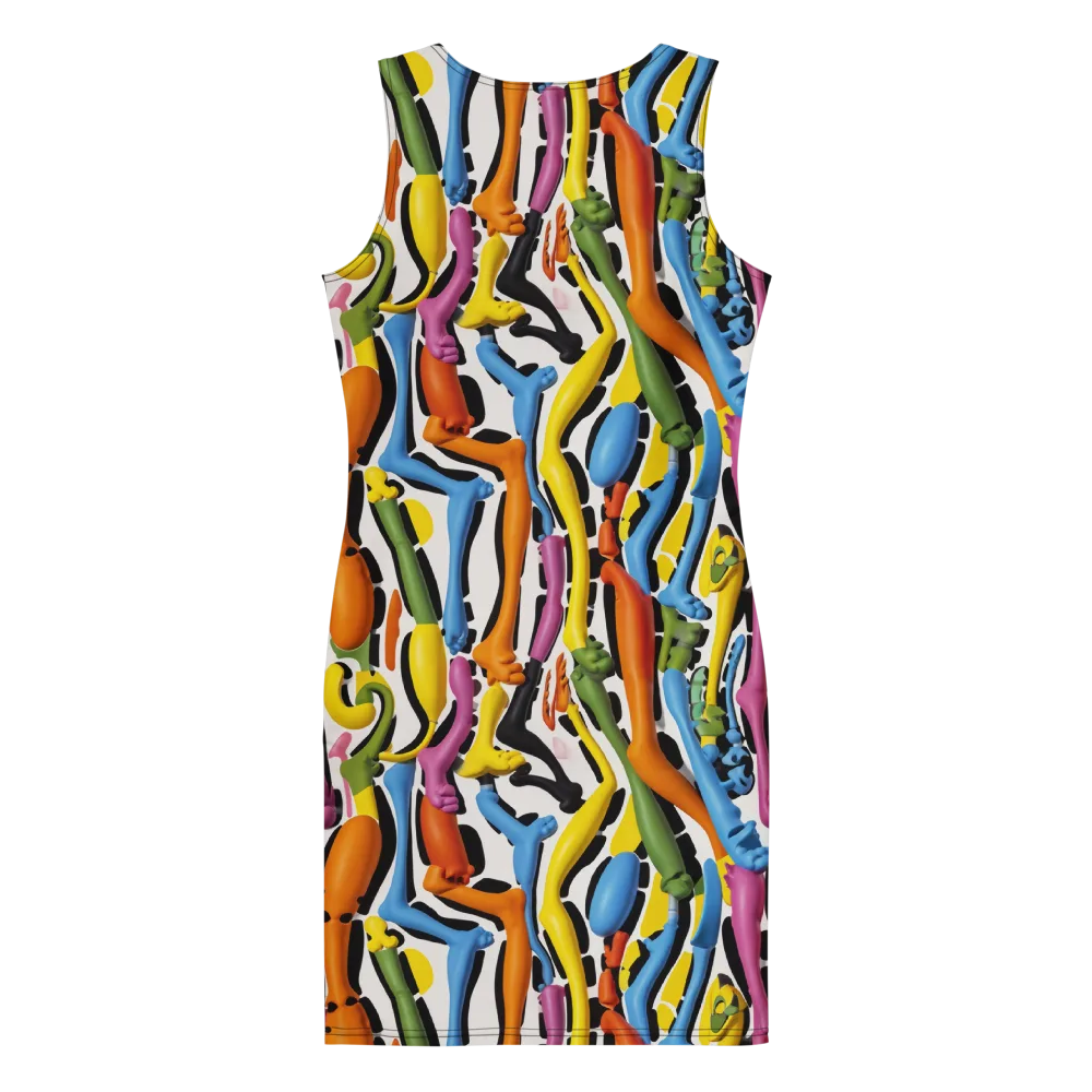 Chromatic Limbo on Bodycon Dress — Back