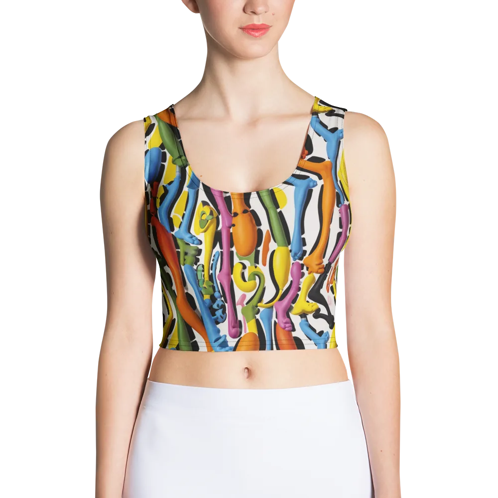 Chromatic Limbo on Crop Top — Front