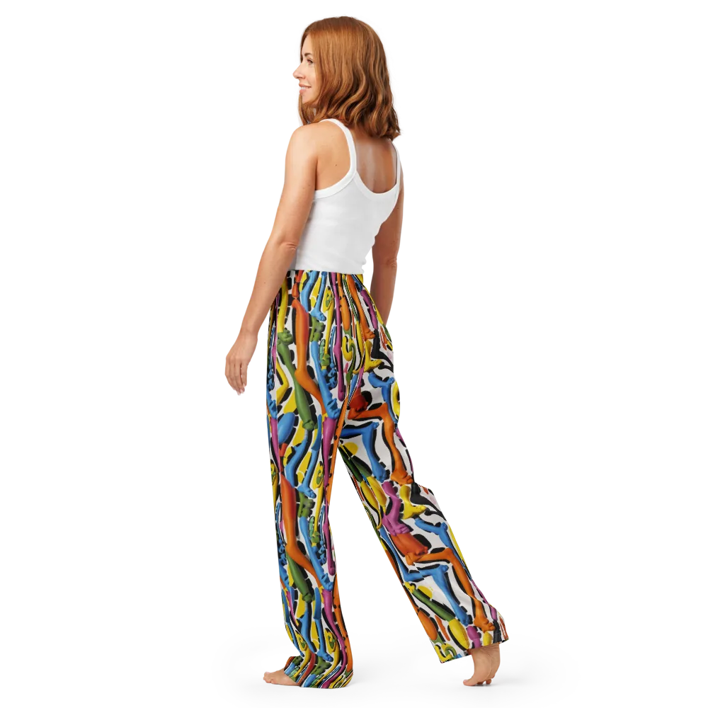 Chromatic Limbo on Women's Pajama Pants — Back