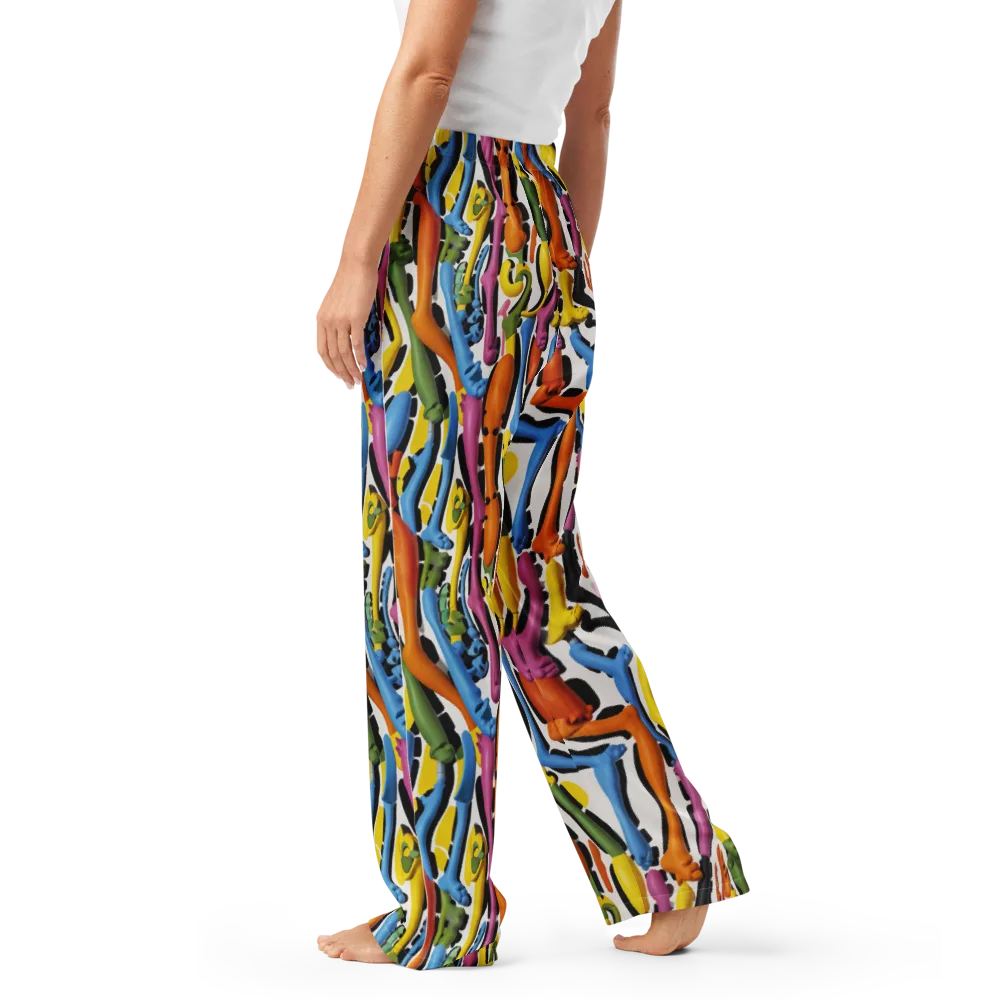 Chromatic Limbo on Women's Pajama Pants — Left