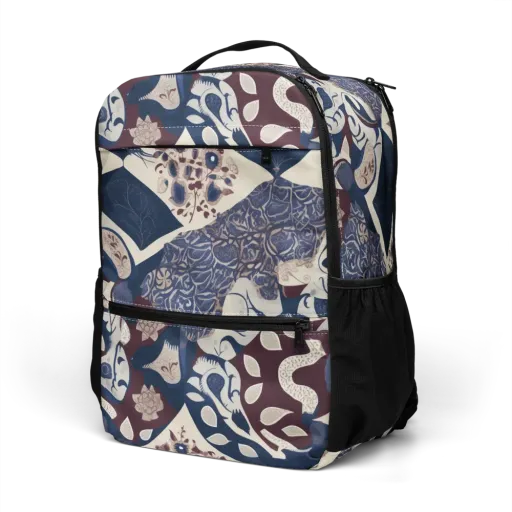 Brocade Aviary on a Utility Backpack