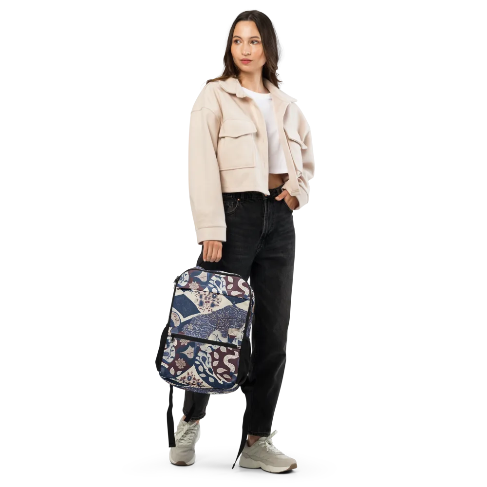 Brocade Aviary on Utility Backpack — Front