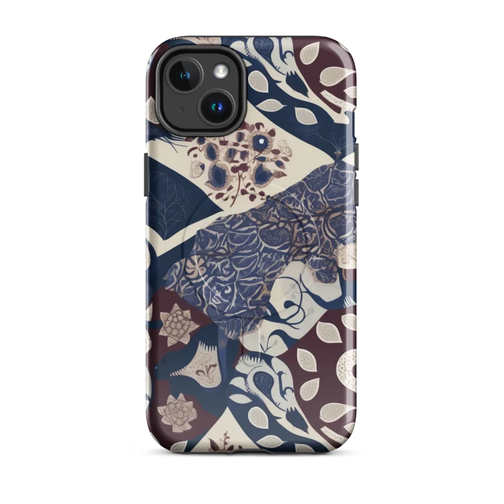 Brocade Aviary on MagSafe Tough Case for iPhone® — Front