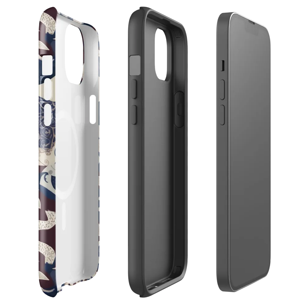 Brocade Aviary on MagSafe Tough Case for iPhone® — Front