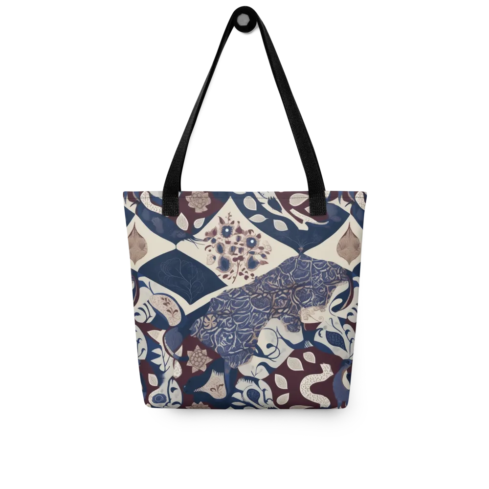 Brocade Aviary on Tote Bag — Front