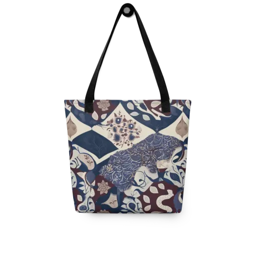 Brocade Aviary on a Tote Bag