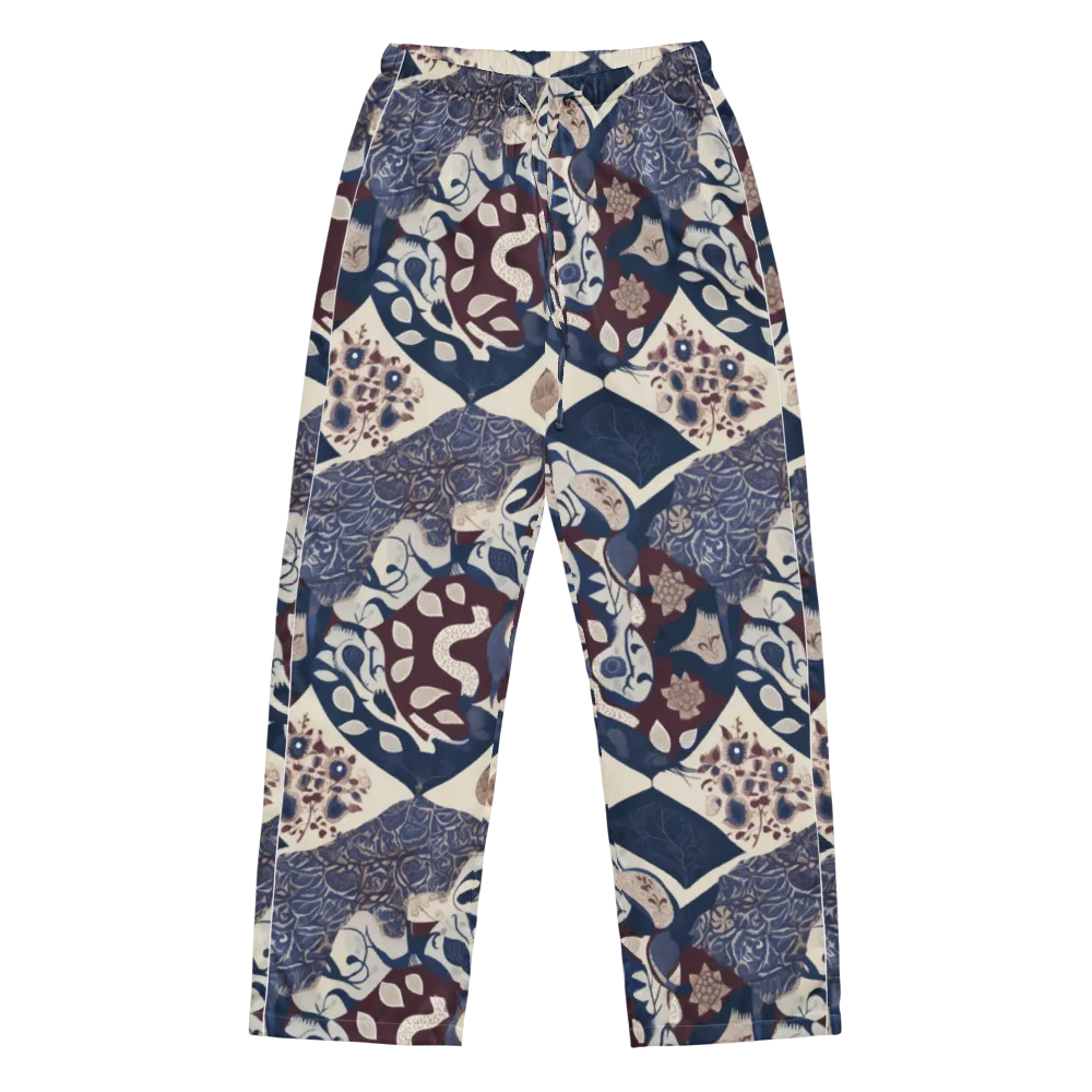 Brocade Aviary on Women's Pajama Pants — Front
