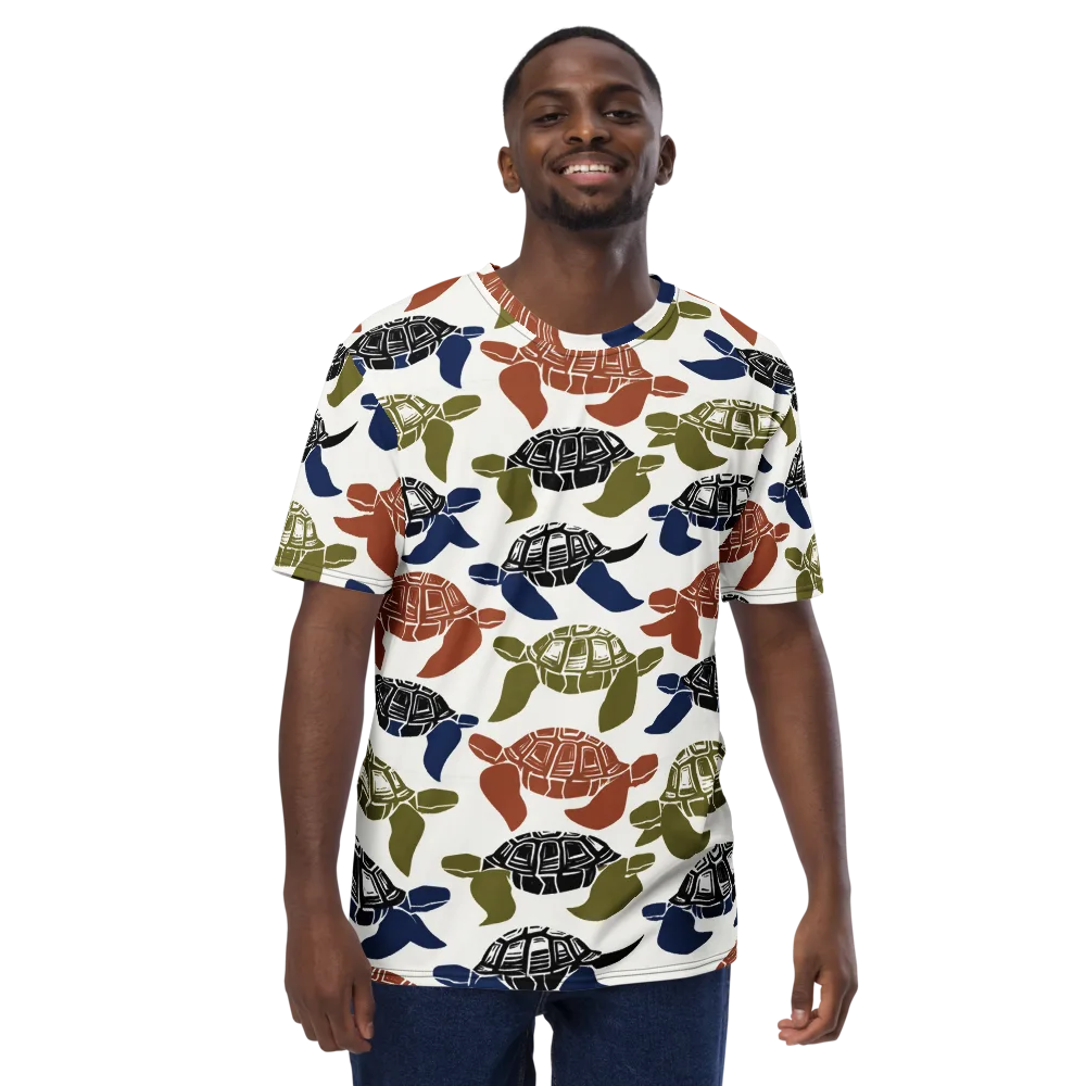Slow Current on Men's Crew Neck T-Shirt — Front