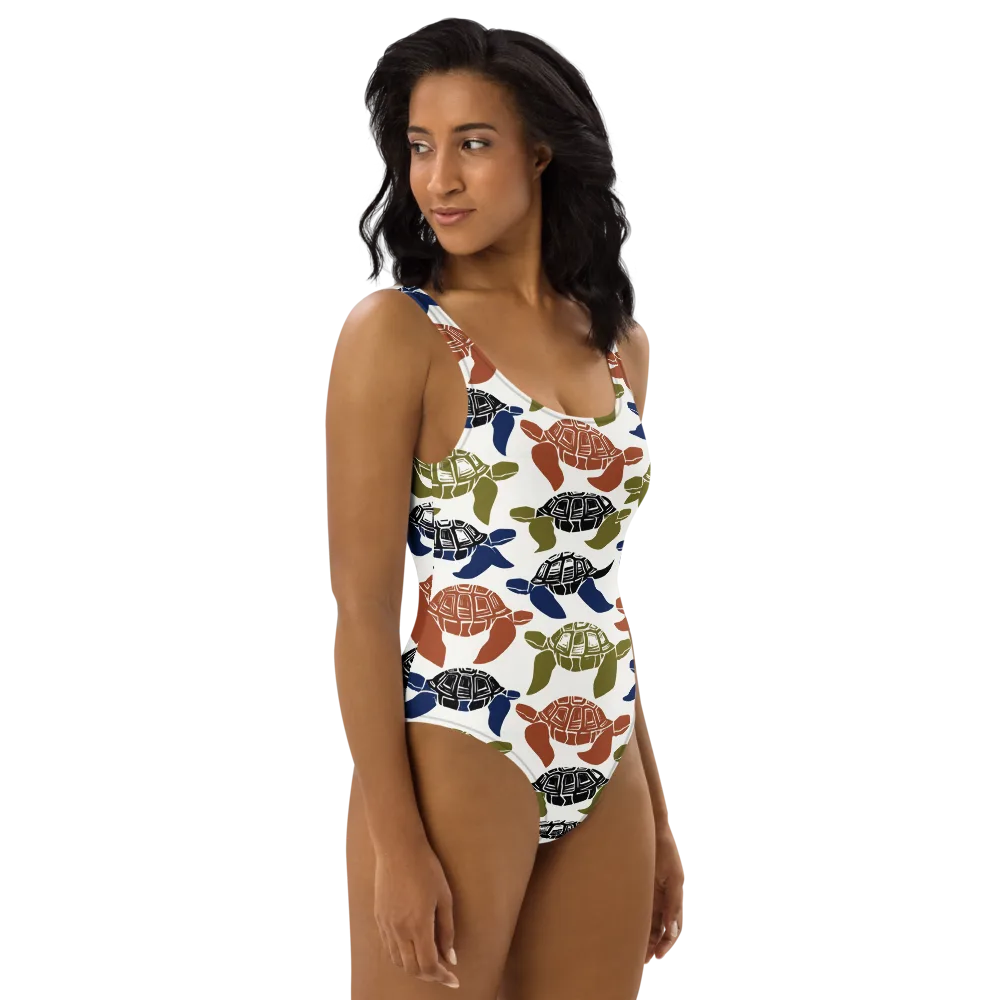 Slow Current on One-Piece Swimsuit — Right