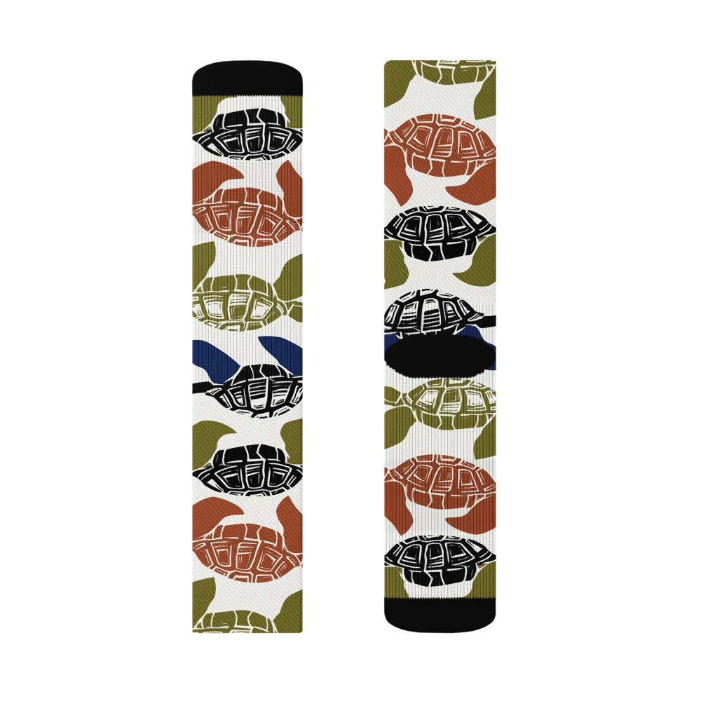 Slow Current on Socks — Left Sock