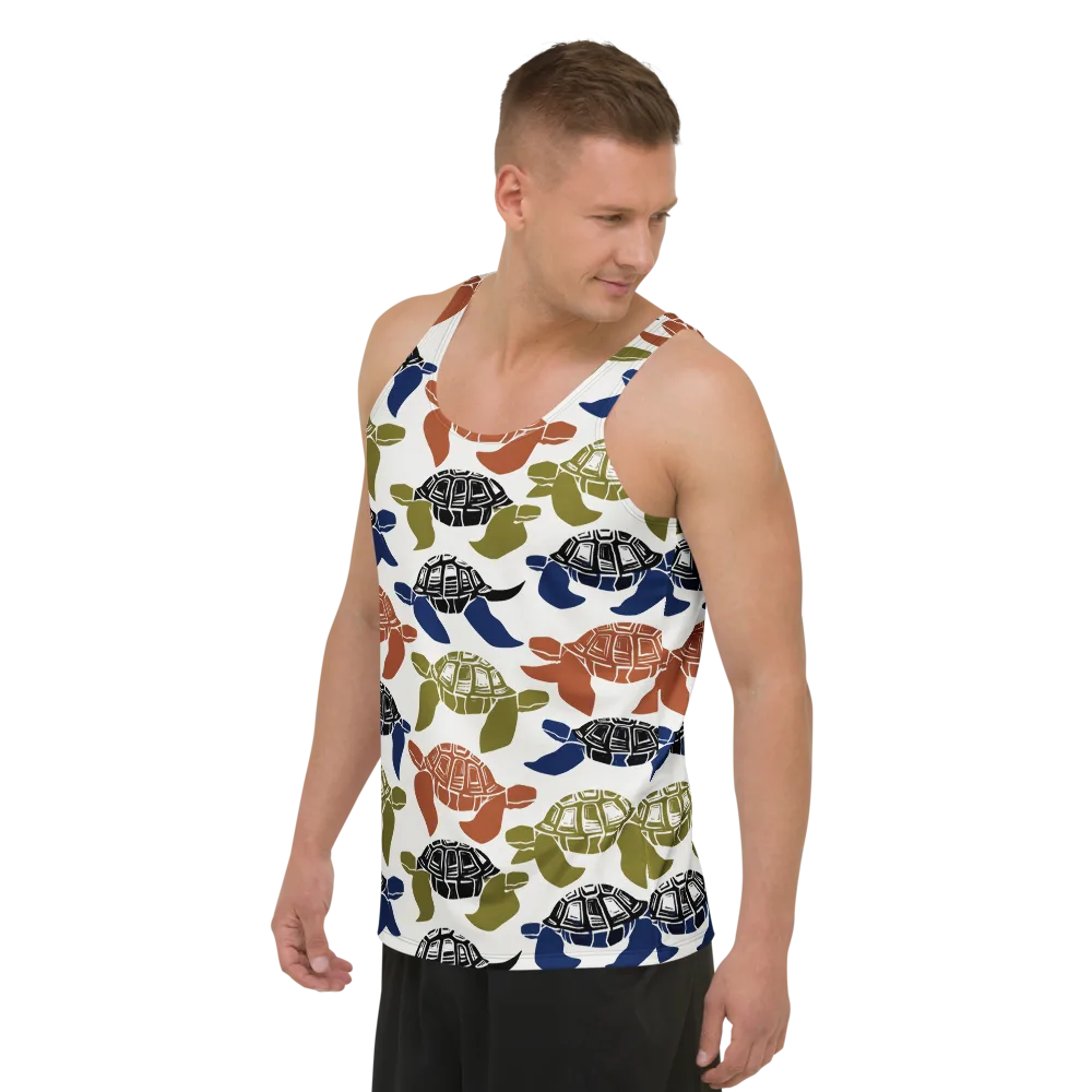 Slow Current on Men's Tank Top — Left Front